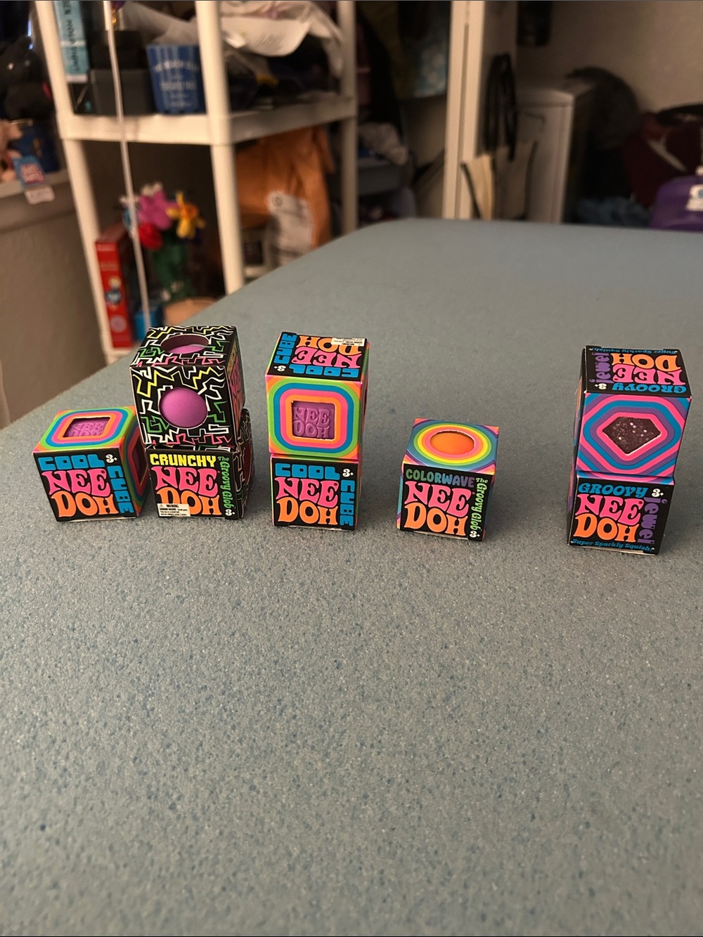 Nee Doh Retro Neon Stress Balls Set - Multicolor